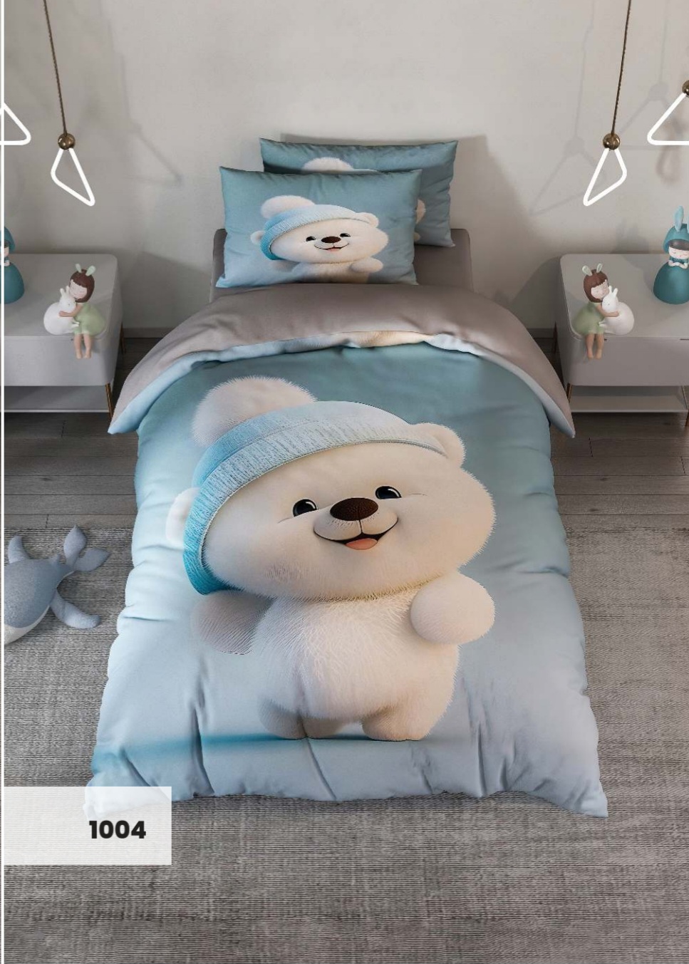 روتختی سه بعدی یکنفره کد 1004