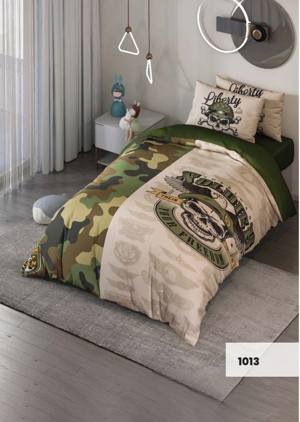 روتختی سه بعدی یکنفره کد 1013