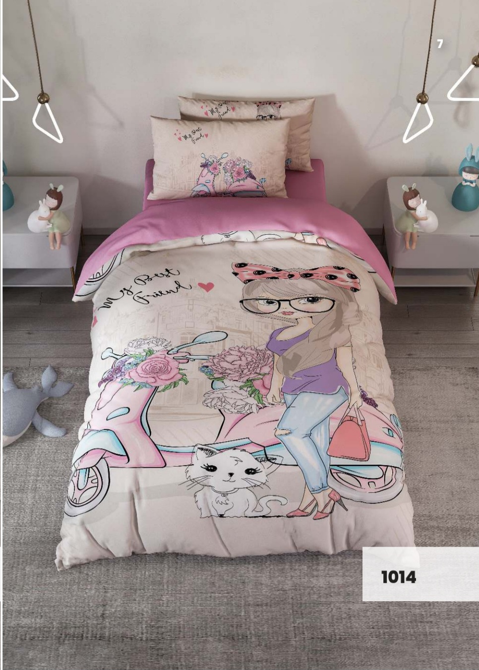 روتختی سه بعدی یکنفره کد 1014