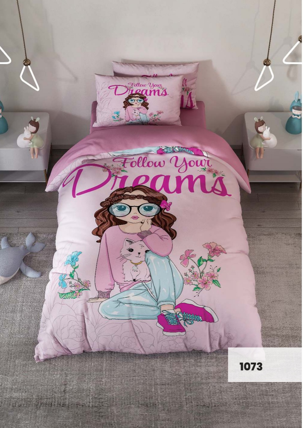 روتختی سه بعدی یکنفره کد 1073