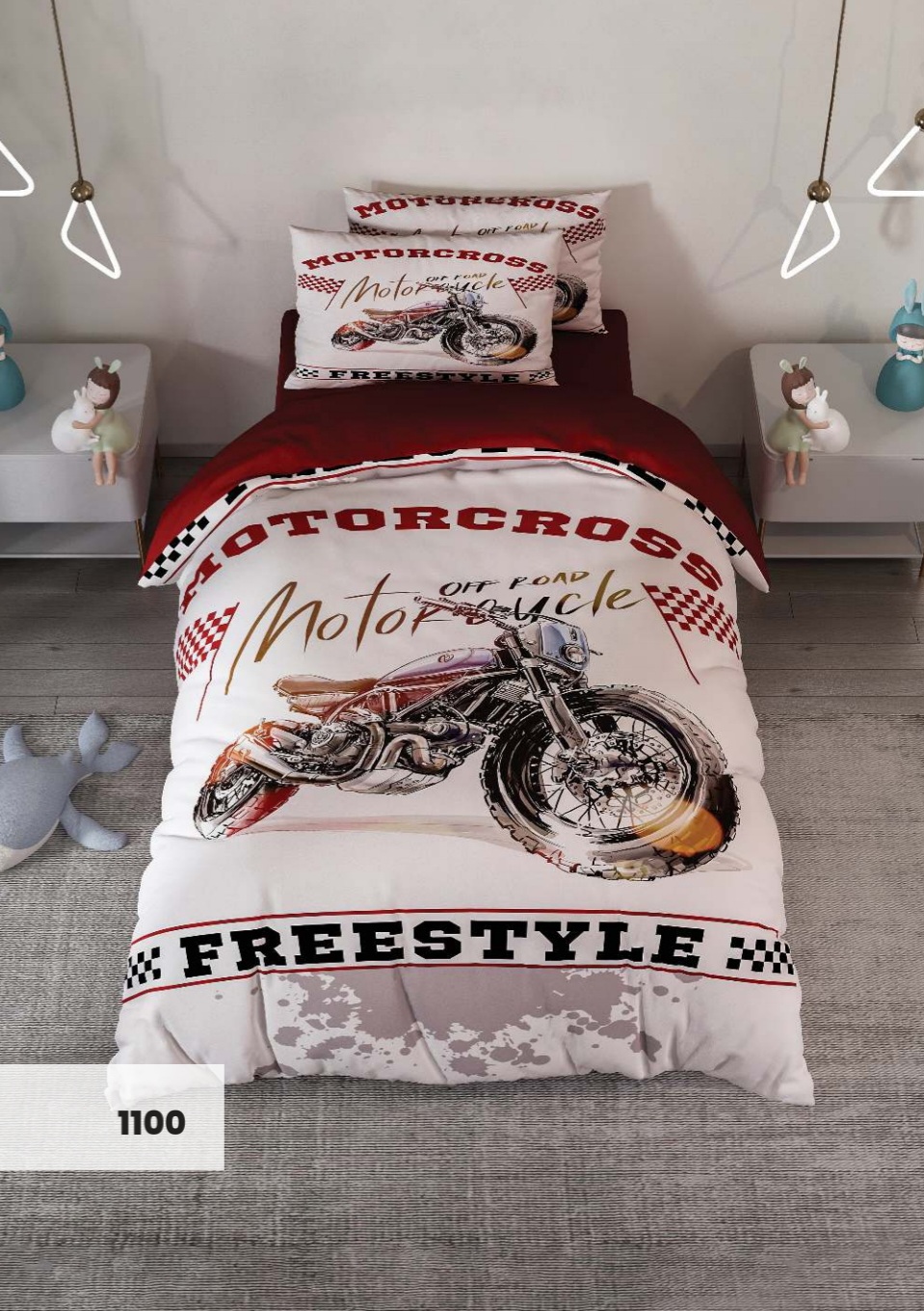 روتختی سه بعدی یکنفره کد 1100