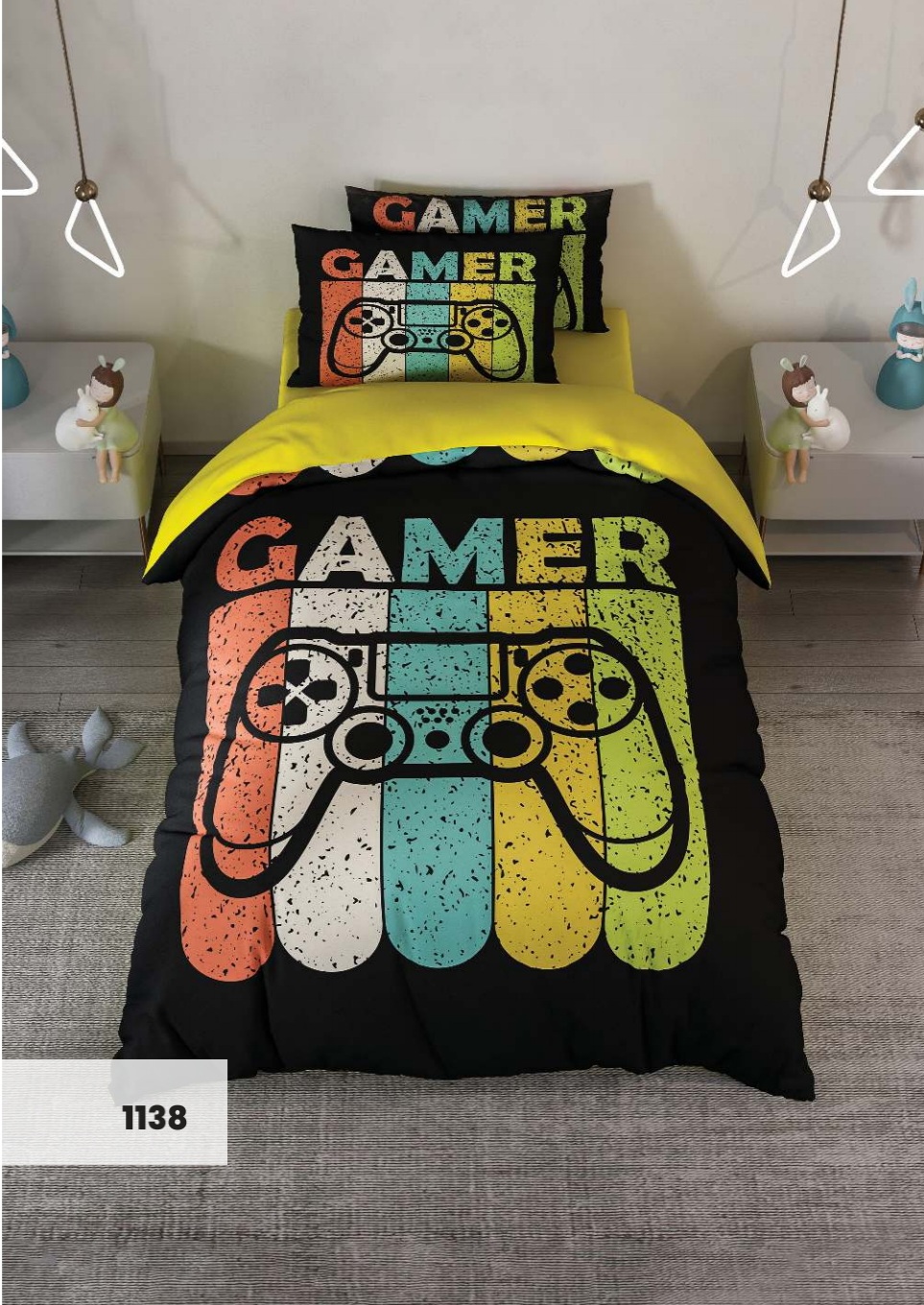 روتختی سه بعدی یکنفره کد 1022