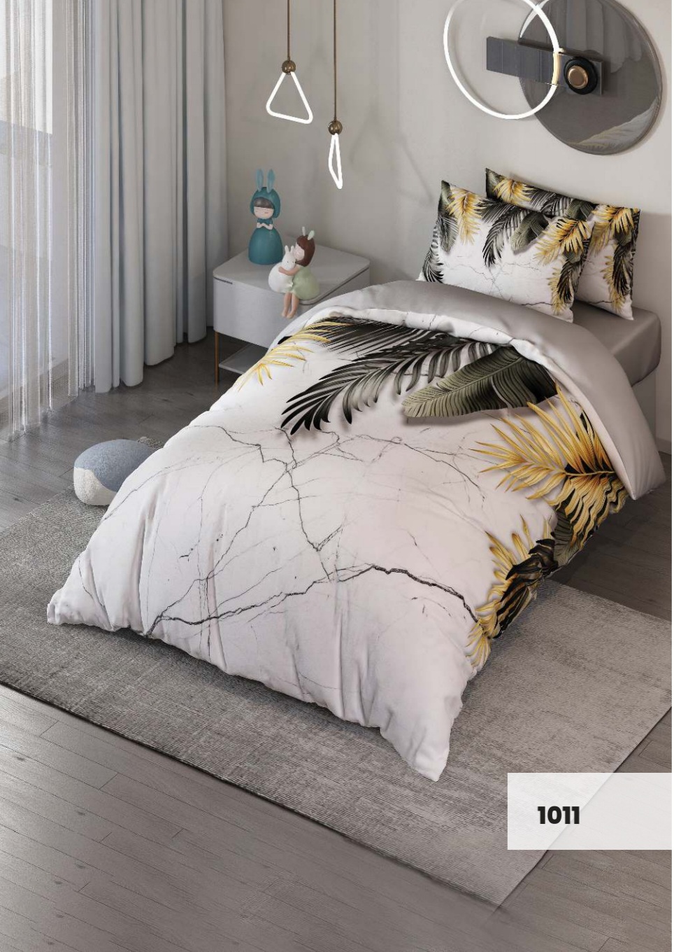 روتختی سه بعدی یکنفره کد 1011