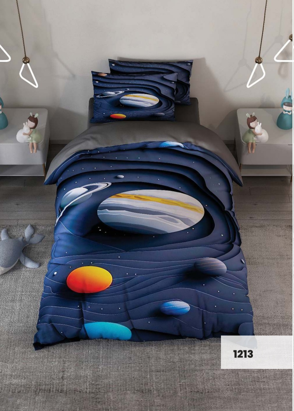 روتختی سه بعدی یکنفره کد 1213